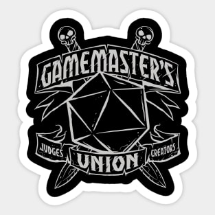 Gamemaster's Union Sticker